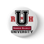 Redneck Hillbilly University Pinback Button