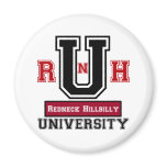 Redneck Hillbilly University Fridge Magnet
