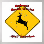 Redneck huntin guide poster