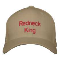 Redneck King Embroidered Hats