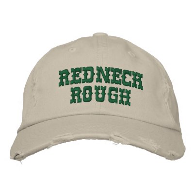 REDNECK ROUGH - DISTRESSED LOOK BASEBALL CAP REDNECK ROUGH - DISTRESSED LOOK BASEBALL CAP