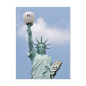 Redneck Statue of Liberty postcards