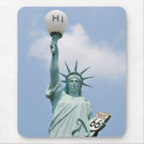 Redneck Statute of Liberty mousepads by deemac1 Redneck Statute of Liberty mousepads