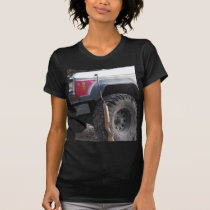 RedNeck Sunday  Ladies Black Tshirt t-shirts