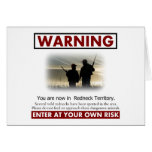 Redneck Territory Warning cards