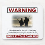 Redneck Territory Warning Sign Mousepad