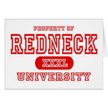 Redneck University Cards