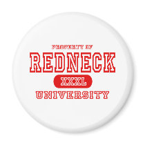 Redneck University magnets by universityshirts Redneck University magnets