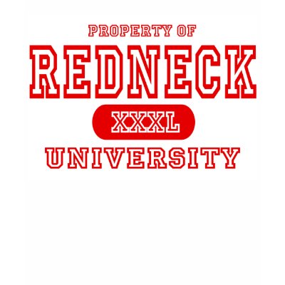 Redneck University Tee Shirt by universityshirts
