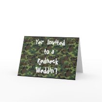 Redneck Wedding cards