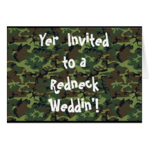 Redneck Wedding Greeting Cards