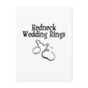Redneck Wedding Rings postcards by BacheloretteGirl Redneck Wedding Rings postcards