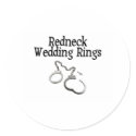 Redneck Wedding Rings stickers by BacheloretteGirl Redneck Wedding Rings stickers