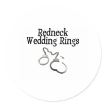 Redneck Wedding Rings stickers by BacheloretteGirl Redneck Wedding Rings stickers