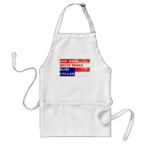 RedNeck White Trash Blue Collar BBQ Apron