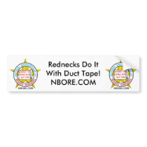 Rednecks Do It With Duct Tape Bumper Stickers