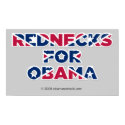 Rednecks for Obama (sbp) Poster posters by obamaredneck Rednecks for Obama (sbp) Poster posters