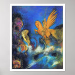 Redon Art Poster: Roger & Angelica 2