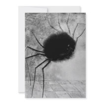 Redon's Smiling Spider Halloween Invitation