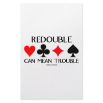 Redouble Can Mean Trouble stationery by wordsunwords Redouble Can Mean Trouble stationery