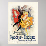 Redoute des Etudiants, Jules Chéret Print