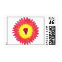 reds painted skull postage stamp by Jeanniec reds painted skull postage stamp