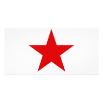 redstar custom photo card