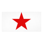 redstar custom photo card