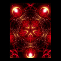 Redstaro Geometry Fractal Art Poster posters