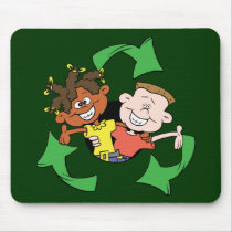 Reduce Reuse Recycle (3) mousepads by earthdayshirtsgifts Reduce Reuse Recycle (3) mousepads