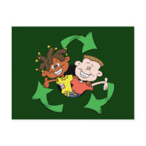 Reduce Reuse Recycle (3) postcards by earthdayshirtsgifts Reduce Reuse Recycle (3) postcards