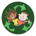 Reduce Reuse Recycle (3) stickers by earthdayshirtsgifts Reduce Reuse Recycle (3) stickers