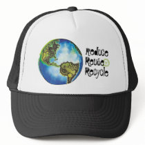 Reduce. Reuse, Recycle hats