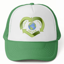 Reduce, Reuse, Recycle hats by EMDesigns Reduce, Reuse, Recycle hats