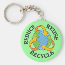 Reduce Reuse Recycle Key Chains