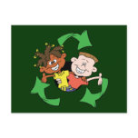 Reduce Reuse Recycle Kids Post Card