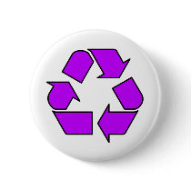 Reduce Reuse Recycle Logo Symbol Arrow 3R Pins