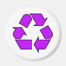 Reduce Reuse Recycle Logo Symbol Arrow 3R Magnets