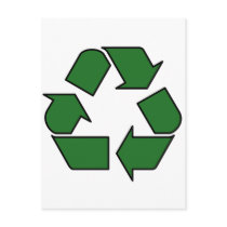 Reduce Reuse Recycle Logo Symbol Arrow 3R postcards