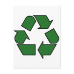 Reduce Reuse Recycle Logo Symbol Arrow 3R Post Cards