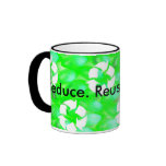 Reduce. Reuse. Recycle. mugs