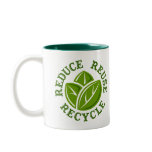 Reduce Reuse Recycle mugs