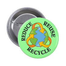 Reduce Reuse Recycle Pin