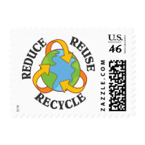 Reduce Reuse Recycle postage