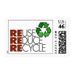 Reduce Reuse Recycle postage