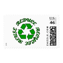 Reduce Reuse Recycle postage