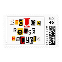 Reduce Reuse Recycle Postage