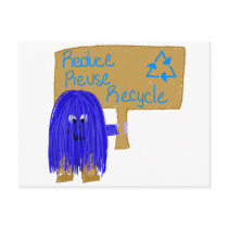 Reduce Reuse Recycle Postcard