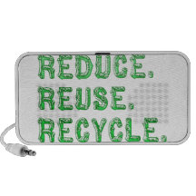 Reduce Reuse Recycle speaker