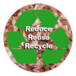 Reduce, Reuse, Recycle Sticker